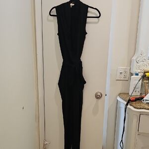 Michael Kors Sleeveless Black Jumpsuit